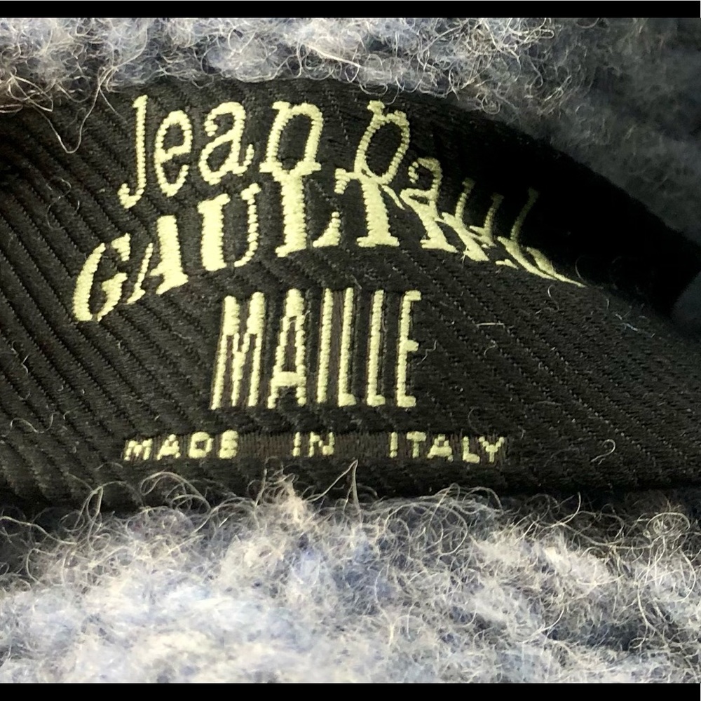 RARE Jean Paul Gaultier Maille Wool Chunky Fisherman Knit Sweater - Picture 3 of 13
